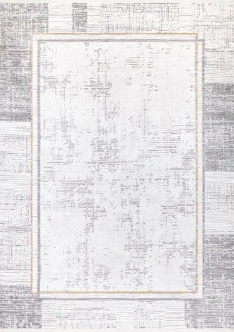 KOZA HALI NEVA 45925 GRİ SARI 160X230